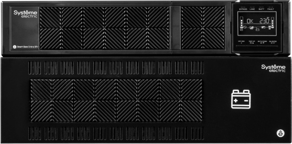 Источник бесперебойного питания Systeme Electriс SRV SRVSE6KRTXLI5U 5400Вт 6000ВА черный