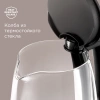 Чайник электрический Редмонд KG228 1.7л. 2200Вт сталь корпус: пластик/стекло