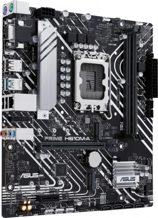 Материнская плата Asus PRIME H610M-A-CSM Soc-1700 Intel H610 2xDDR5 mATX AC`97 8ch(7.1) GbLAN+VGA+HD