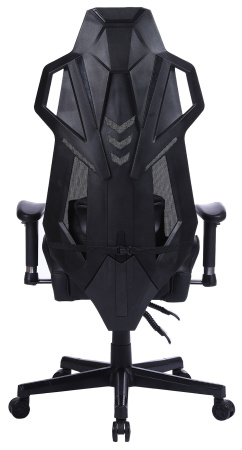 Кресло игровое Cactus CS-CHR-090BL черный эко.кожа/сетка крестов. нейлон