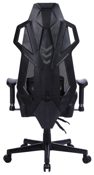 Кресло игровое Cactus CS-CHR-090BL черный эко.кожа/сетка крестов. нейлон