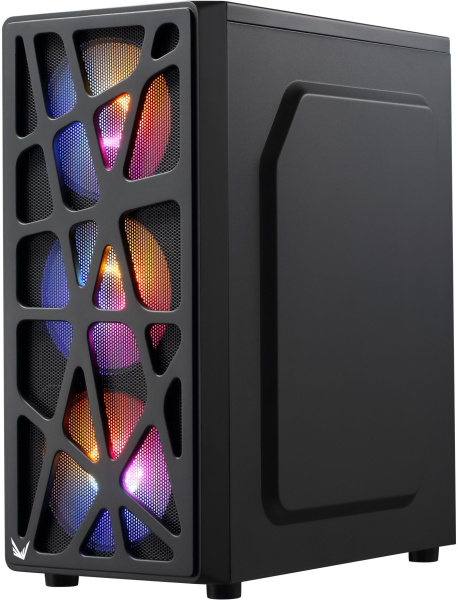 Корпус Formula Mana черный без БП ATX 3x120mm 1xUSB2.0 1xUSB3.0 audio bott PSU