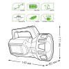 Прожектор Gauss GFL604 черный 3Вт лам.:светодиод. (GF604)