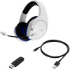 Наушники с микрофоном HyperX Stinger Core Wireless PS5 (CS002-WA) белый/голубой мониторные Radio оголовье (4P5J1AA)