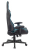 Кресло игровое A4Tech X7 GG-1200 черный/голубой эко.кожа крестов. пластик