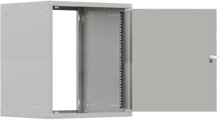 Шкаф коммутационный NTSS Lime (NTSS-WL15U5545GS) настенный 15U 550x450мм пер.дв.стекл несъемн.бок.па