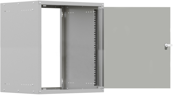 Шкаф коммутационный NTSS Lime (NTSS-WL12U5560GS) настенный 12U 635x600мм пер.дв.стекл несъемн.бок.па