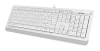 Клавиатура + мышь A4Tech Fstyler F1010 клав:белый/серый мышь:белый/серый USB Multimedia (F1010 WHITE)