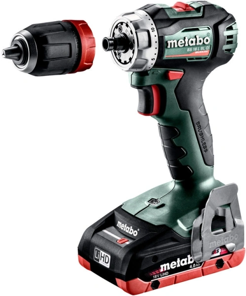 Дрель-шуруповерт Metabo BS 18 L BL Q аккум. патрон:быстрозажимной (кейс в комплекте) (602327800)
