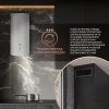 Вытяжка каминная Weissgauff Gracia 70 WH белый управление: кнопочное (1 мотор)