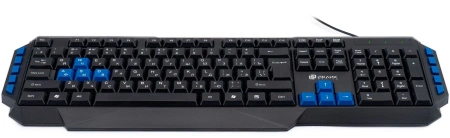 Клавиатура Оклик 750G FROST WAR черный/черный USB Multimedia for gamer