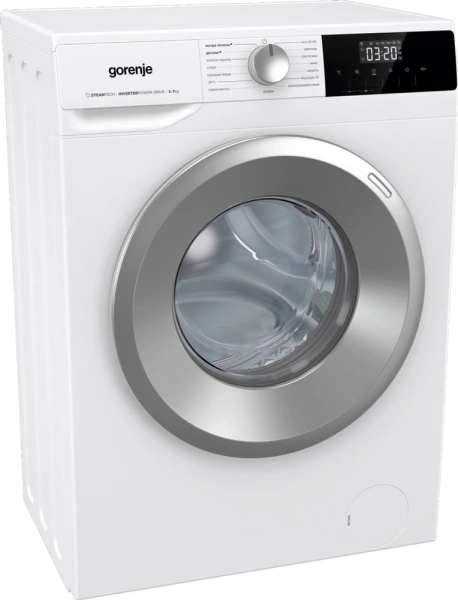 Стиральная машина Gorenje W2NHPI72SCS класс: A загр.фронтальная макс.:7кг белый инвертер