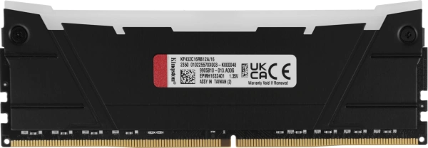 Память DDR4 16GB 3200MHz Kingston KF432C16RB12A/16 Fury Renegade RGB RTL Gaming PC4-25600 CL16 DIMM