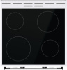 Плита Электрическая Gorenje GEC6C40WD белый стеклокерамика (без крышки)