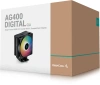 Устройство охлаждения(кулер) Deepcool AG400 Digital ARGB Soc-AM5/AM4/1151/1200/1700 4-pin Al+Cu 220W