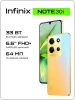 Смартфон Infinix X6716 Note 30i 128Gb 8Gb золотой моноблок 3G 4G 2Sim 6.66" 1080x2400 Android 13 64Mpix 802.11 a/b/g/n/ac NFC GPS GSM900/1800 GSM1900 TouchSc FM microSD max1024Gb