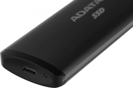 Накопитель SSD A-Data USB-C 256Gb ASE760-256GU32G2-CTI SE760 1.8" серый