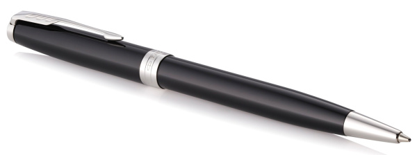 Набор ручек Parker Sonnet (CW2093259) LaqBlack CT M подар.кор. ручка роллер, ручка шариковая
