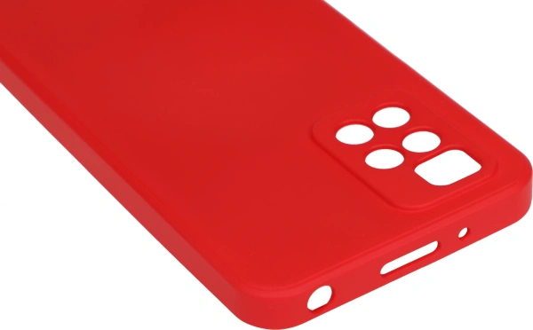 Чехол (клип-кейс) BoraSCO для Xiaomi Redmi 10 красный (40472)
