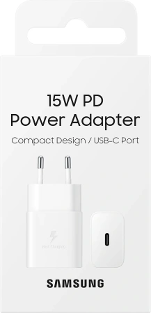 Сетевое зар./устр. Samsung EP-T1510 2A (PD) USB-C Samsung белый (EP-T1510XWEGEU)