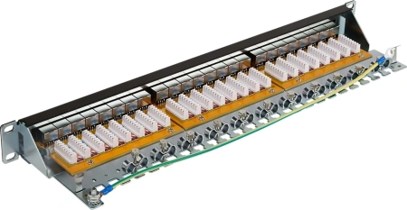 Патч-панель Lanmaster LAN-PPL24S5E 19" 1U 24xRJ45 кат.5E