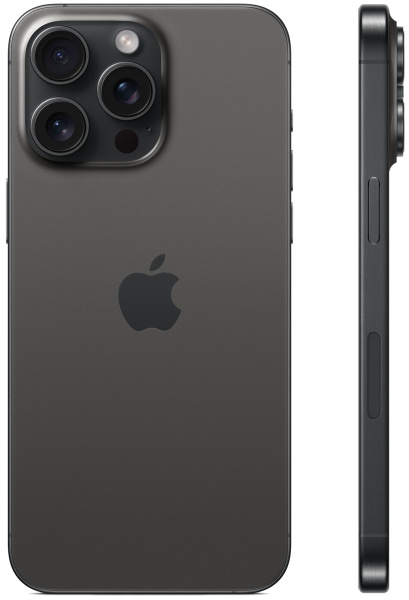 Смартфон Apple iPhone 15 Pro Max A3105 512Gb черн.тит. 3G 4G 1Sim 6.7" OLED 1290x2796 iOS 17 48Mpix