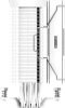 Устройство охлаждения(кулер) PcCooler RZ400 V2 Soc-AM5/AM4/1200/1700/1851 белый 4-pin 32dB Al+Cu 240W Ret (RZ400V2-WHNWNX-GL)