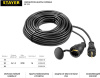 Удлинитель силовой Stayer 55026-10 3x1.5кв.мм 1розет. 10м КГ без катушки черный