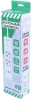 Сетевой удлинитель Powercube PC-4-2M 1.9м (2 розетки) белый (коробка)