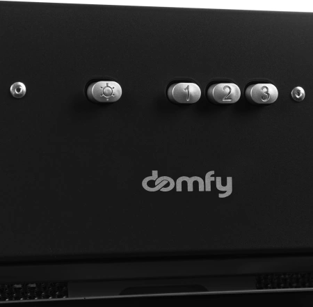 Вытяжка встраиваемая Domfy DM6036BB BG черный управление: кнопочное (1 мотор)