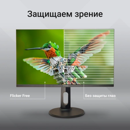 Монитор Digma 27" Progress 27P505Q IPS QHD чер 5ms HDMI DP M/M HAS 75Hz 350cd In