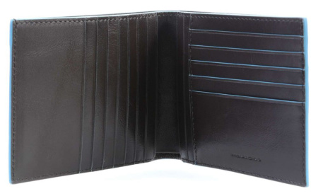 Кошелек мужской Piquadro Blue Square PU1241B2R/MO темно-коричневый натур.кожа