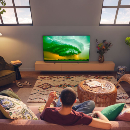Телевизор LED Philips 55" 55PUS7608/60 Smart антрац./4K Ultra HD/DVB-T/60Hz/DVB-T2/DVB-C/DVB-S/DVB-S