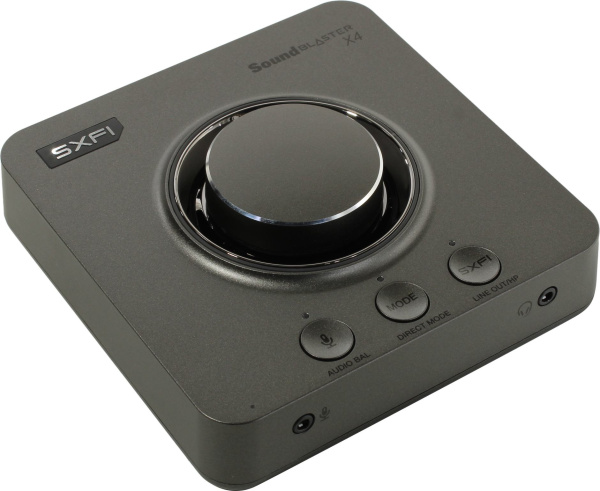 Звуковая карта Creative USB Sound Blaster X4 (Super X-Fi Ultra DSP) 7.1 Ret
