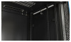 Шкаф коммутационный Hyperline (TWB-0645-SR-RAL9004) настенный 6U 600x450мм пер.дв.стал.лист 60кг черный 275мм 180град. 367мм IP20 сталь
