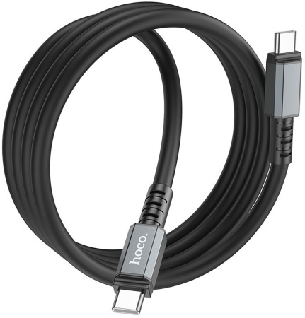 Кабель Hoco X85 Type-C to Type-C USB Type-C-USB Type-C 1м черный