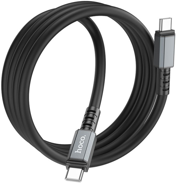 Кабель Hoco X85 Type-C to Type-C USB Type-C-USB Type-C 1м черный