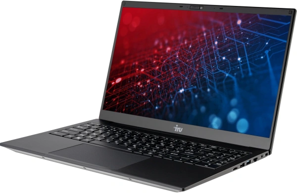 Ноутбук IRU 15EC5 Core i5 1135G7 8Gb SSD256Gb Intel Iris Xe graphics 15.6" IPS FHD (1920x1080) FreeDOS black WiFi BT Cam 7200mAh (1894781)