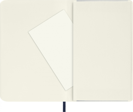 Блокнот Moleskine CLASSIC SOFT QP613B20 Pocket 90x140мм 192стр. нелинованный мягкая обложка синий сапфир