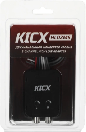 Конвертер Kicx HL02MS черный двухканальный (упак.:1шт)