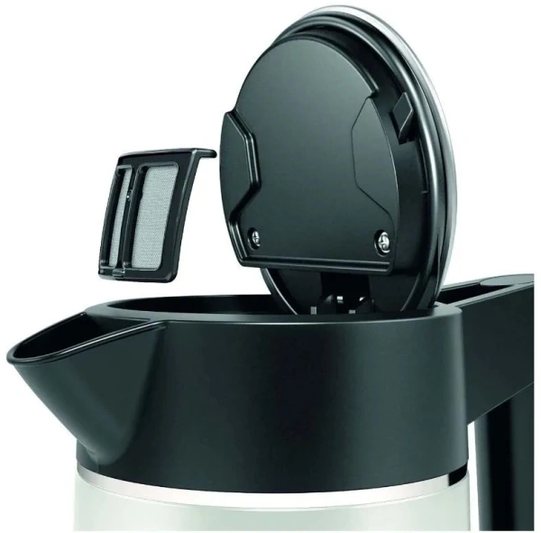 Чайник Bosch TWK5P471 1.7л. 2400Вт серый/черный (металл/пластик)