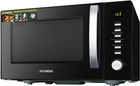Микроволновая Печь Hyundai HYM-D3028 23л. 900Вт черный/серебристый