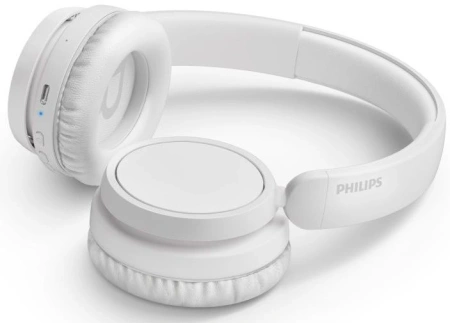 Гарнитура накладные Philips TAH5209 белый беспроводные bluetooth оголовье (TAH5209WT/00)