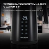 Чайник Hyundai HYK-S4017 1.7л. 2200Вт черный (металл)