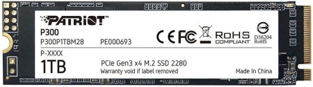 Накопитель SSD Patriot PCI-E 3.0 x4 1Tb P300P1TBM28 P300 M.2 2280