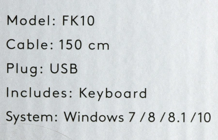 Клавиатура A4Tech Fstyler FK10 черный/оранжевый USB