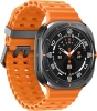 Смарт-часы Samsung Galaxy Watch Ultra LTE 47мм 1.5" AMOLED корп.черный рем.оранжевый (SM-L705FDAACAU)