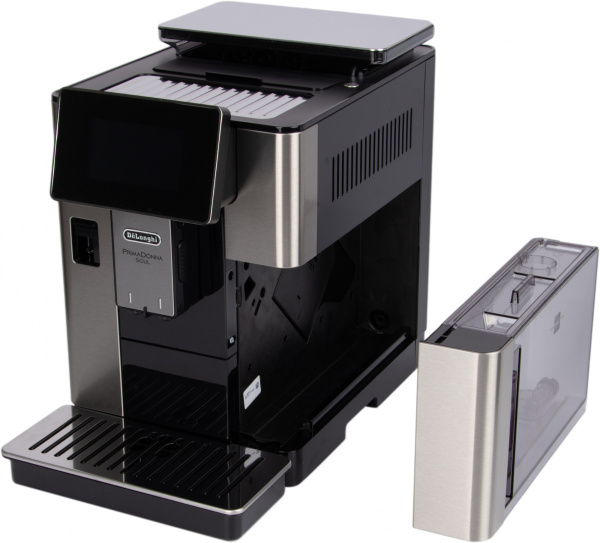 Кофемашина Delonghi Primadonna Soul ECAM610.74.MB 1450Вт черный/серебристый
