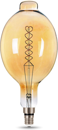 Лампа филам. Gauss Filament Vintage 8Вт цок.:E27 шар 220B 2400K св.свеч.бел.теп. (упак.:1шт) (152802008)