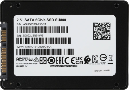 Накопитель SSD A-Data SATA III 256Gb ASU800SS-256GT-C SU800 2.5"